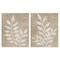 Stupell Industries Boho Botanical Leaf Silhouette Canvas Wall Art